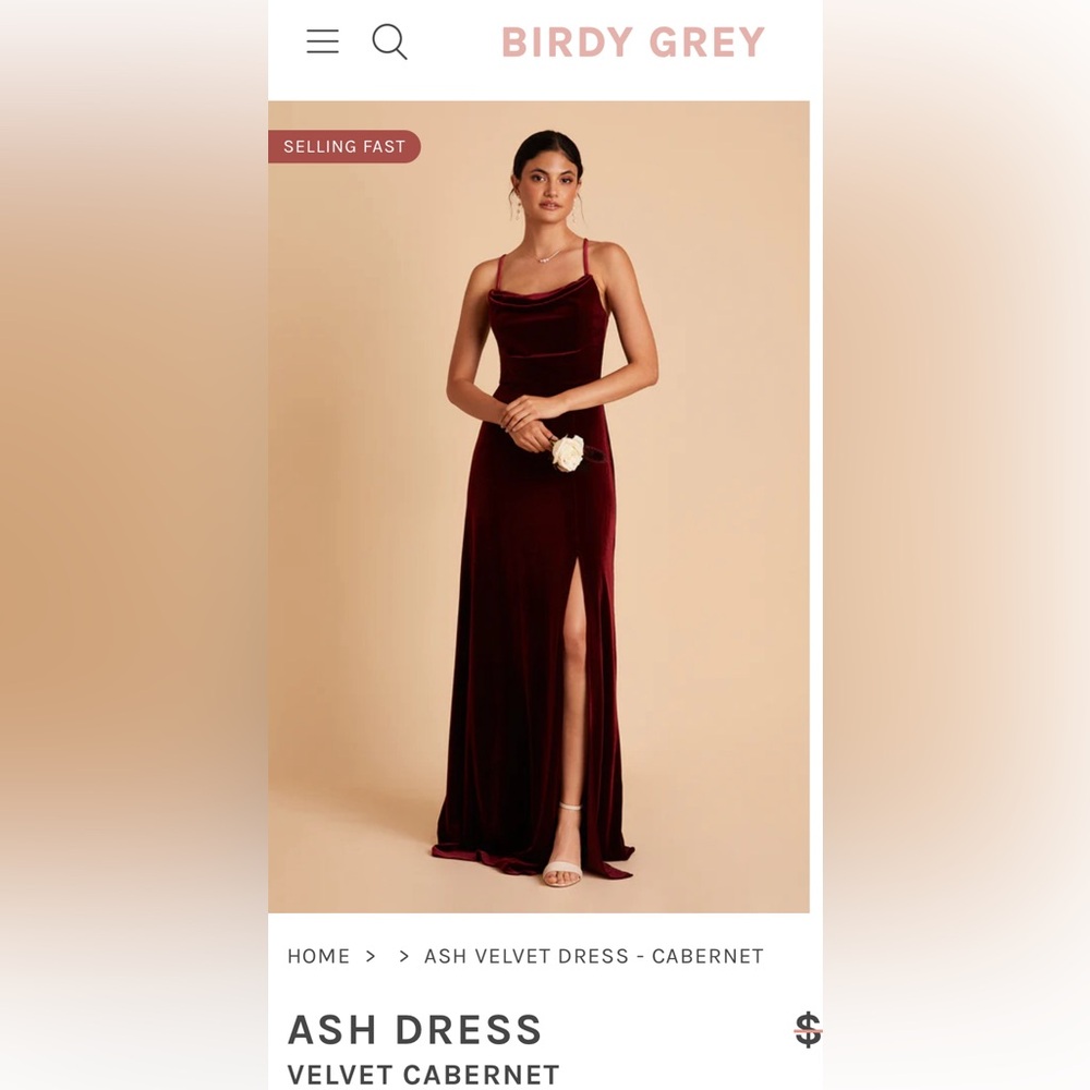 Birdy Grey Cabernet Bridesmaid dress